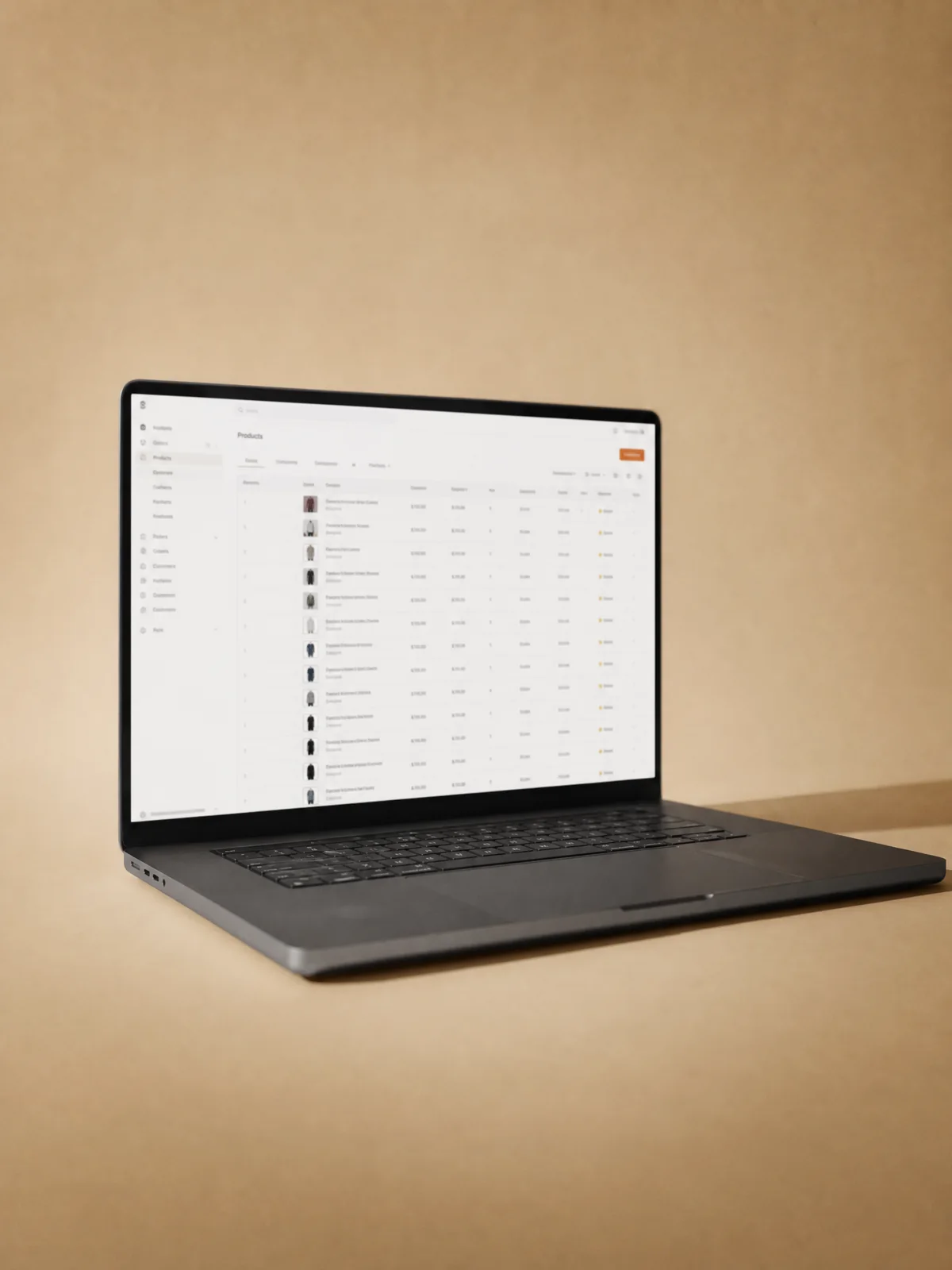 El panel de productos de una tienda WooCommerce