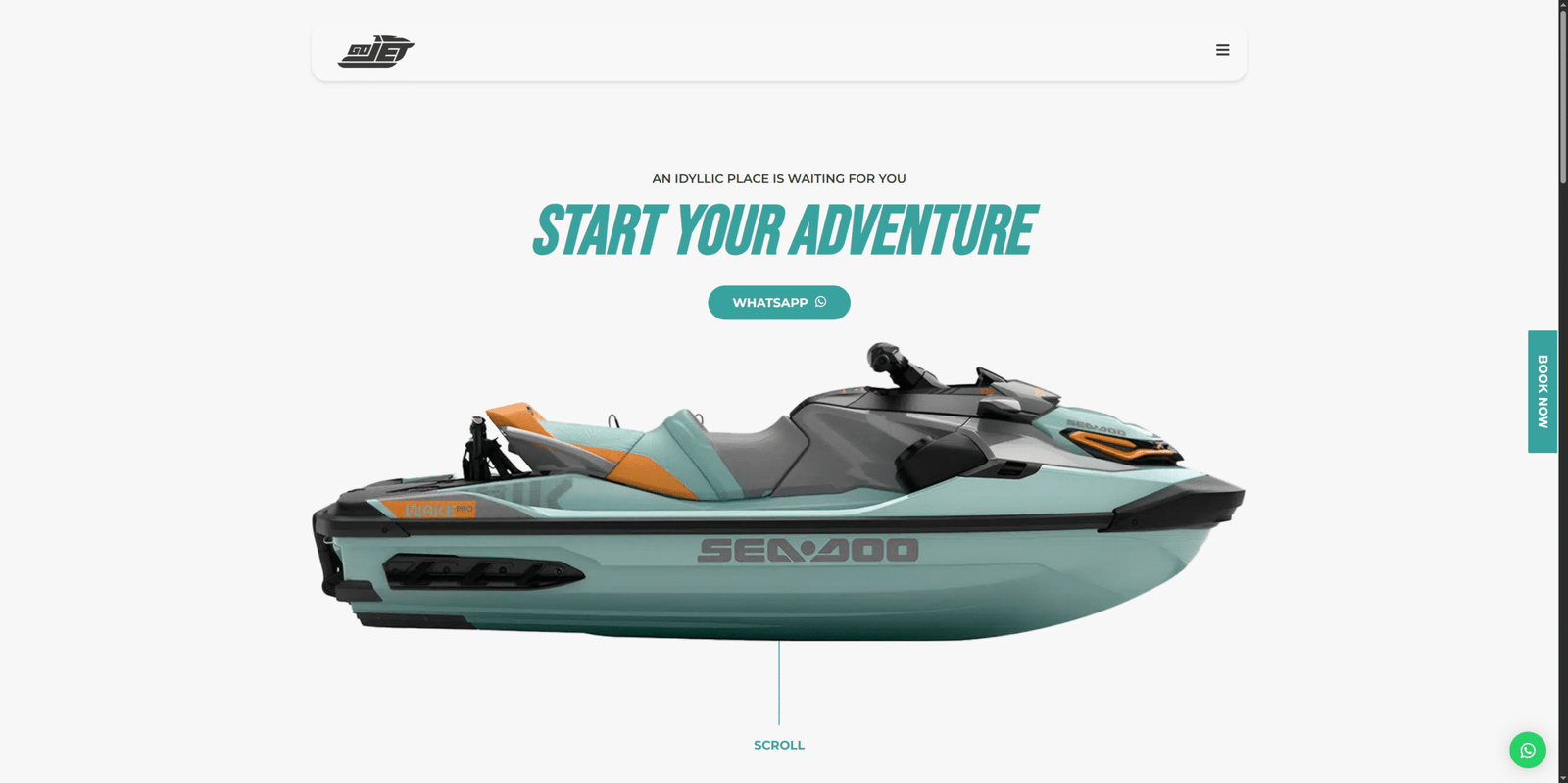 Moto de agua Sea-Doo Wake Pro disponible para alquiler con Go Jet en Mallorca.